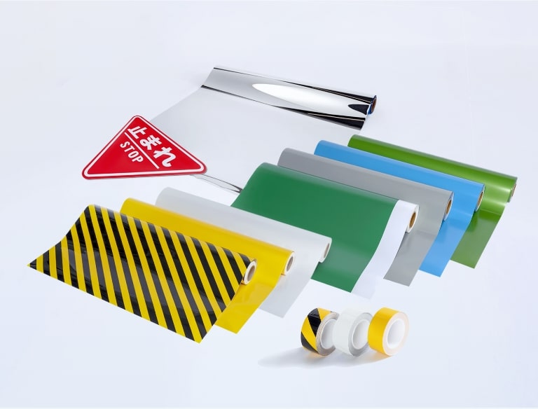 多機能・超耐久フィルム「ビバフィルム」の多彩な製品ラインナップのイメージ