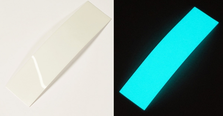 ビバ蓄光テープ（10cm程度）のイメージ